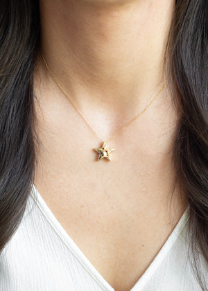 Original Hollow Star Necklace GOLD