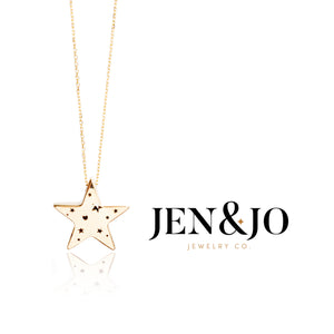 Original Hollow Star Necklace GOLD