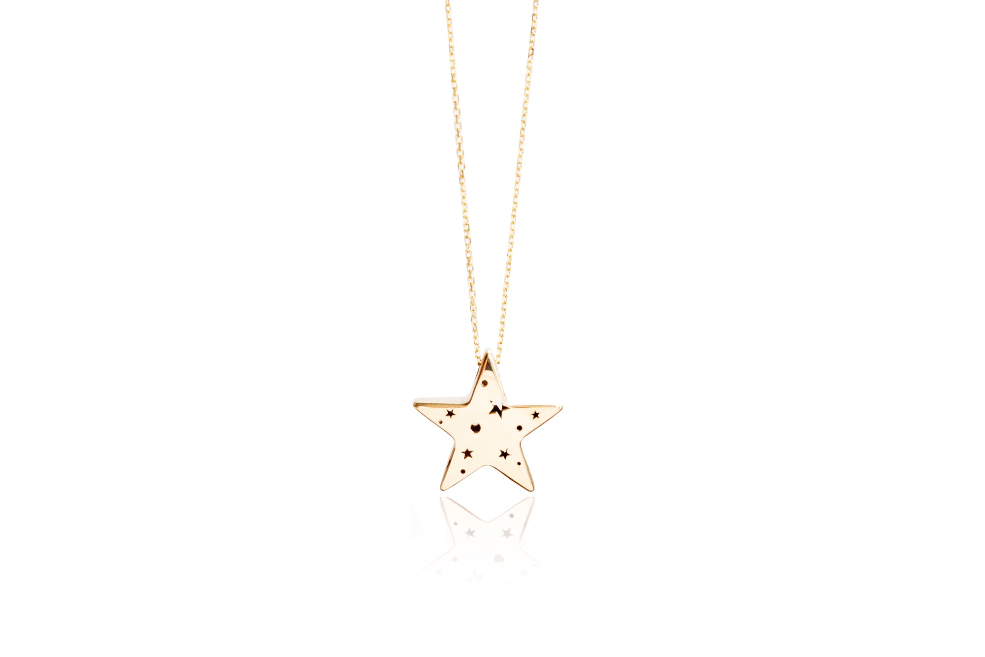 Original Hollow Star Necklace GOLD